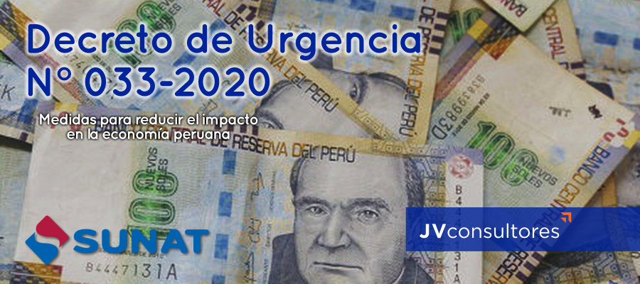 DECRETO DE URGENCIA N° 033-2020